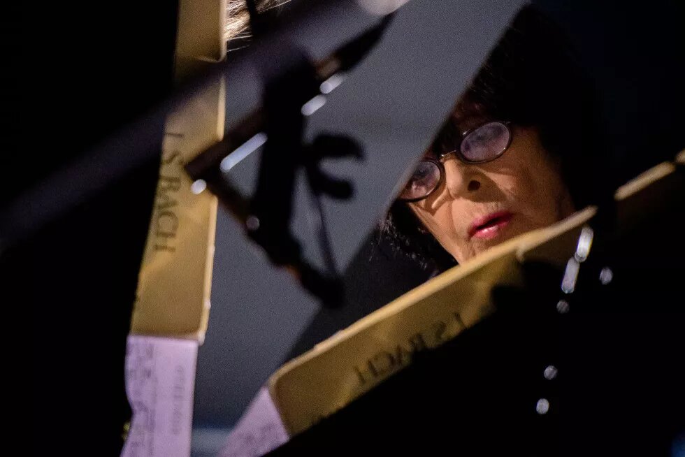 Christina Thürmer-Rohr am Flügel Thürmer-Rohr am Flügel