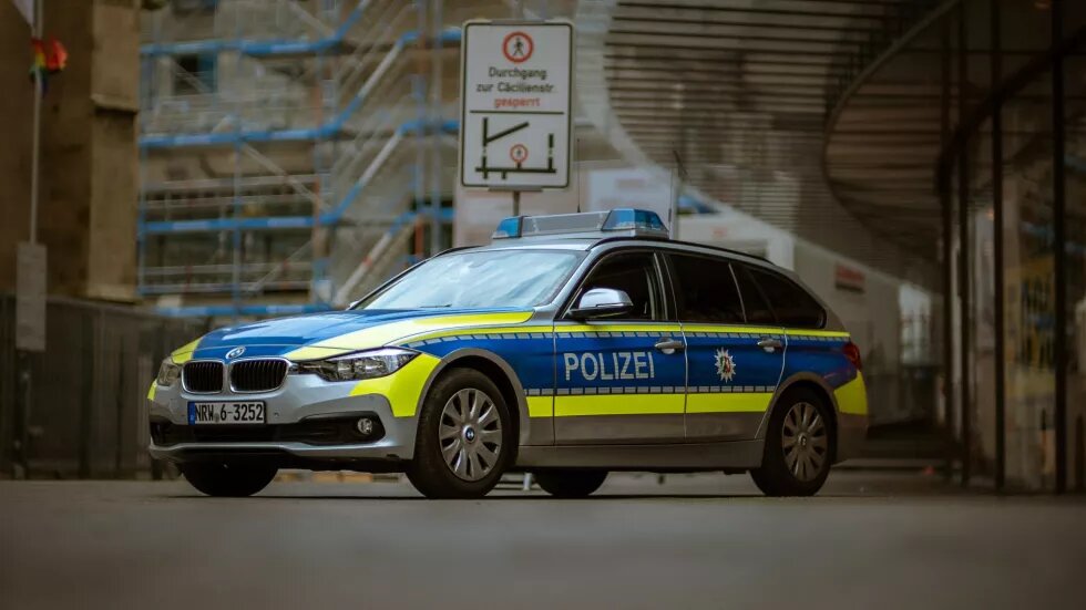 German police car