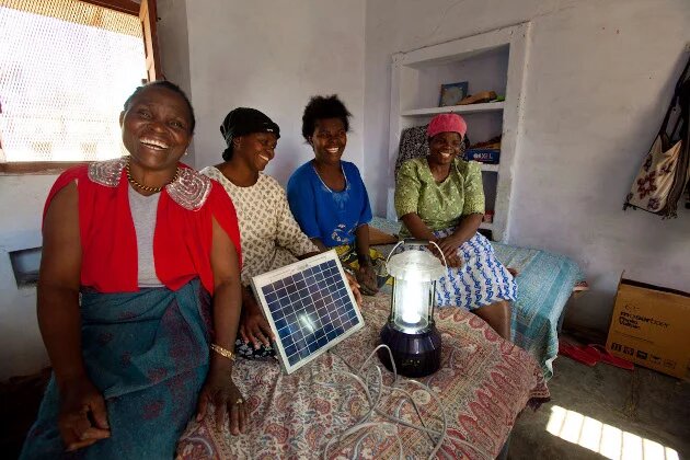 Participants from Liberia and Malawi at the end of their six-month solar engineering course