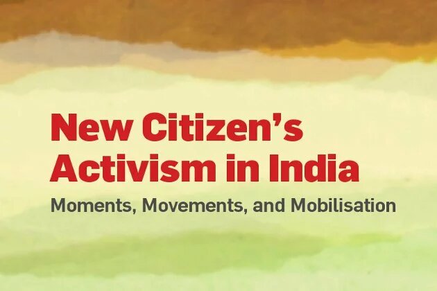 Cover of the publication "New Citizen’s Activism in India" showing the title 