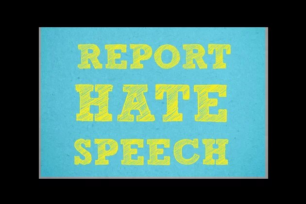 report hate speech