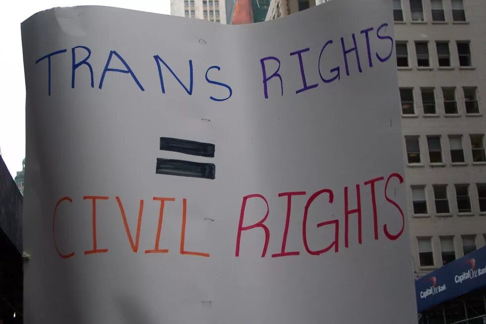 Poster "Trans Rights = Civil Rights"