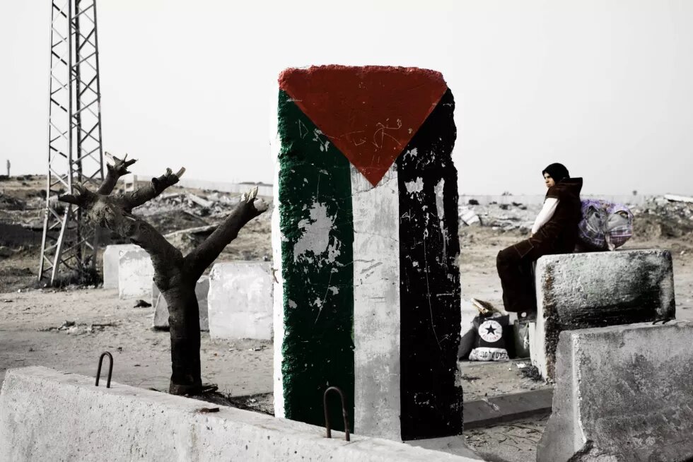 No-mans land Gaza 