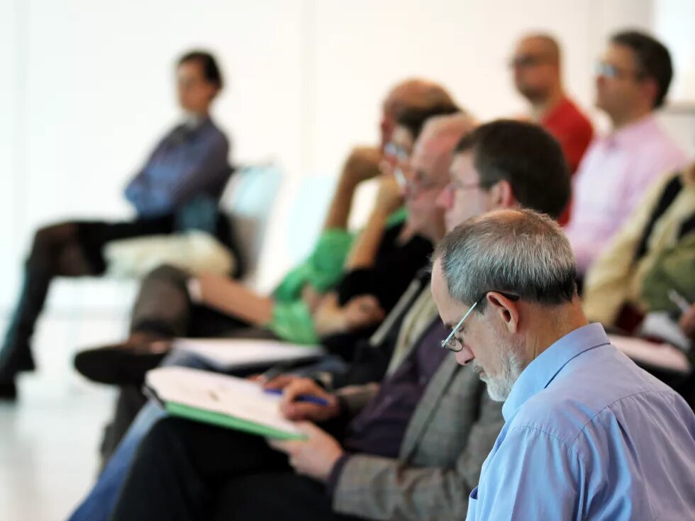 Die Fachtagung "Männlichkeiten zwischen Hegemonie und Vielfalt" fand am 27.September 2014 in der Heinrich-Böll-Stiftung statt. Im Vordergrund zu sehen: Prof. Dr. Martin Dinges , Institut für Geschichte der Medizin, Robert Bosch Stiftung