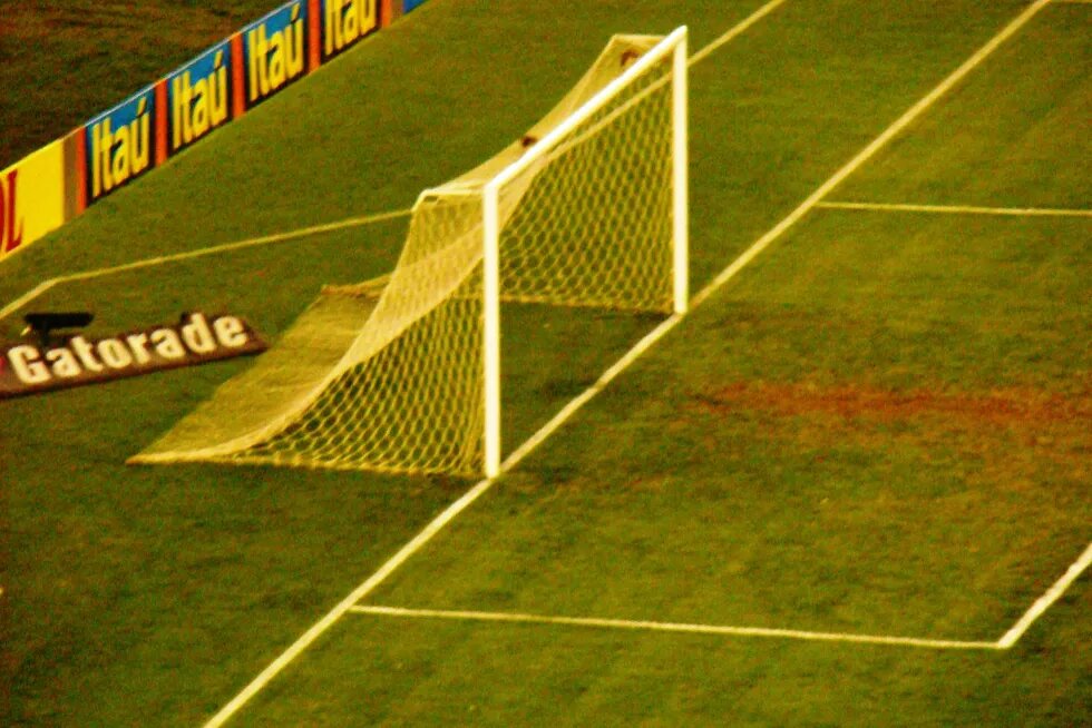 Tor im Maracanã Stadion in Rio de Janero