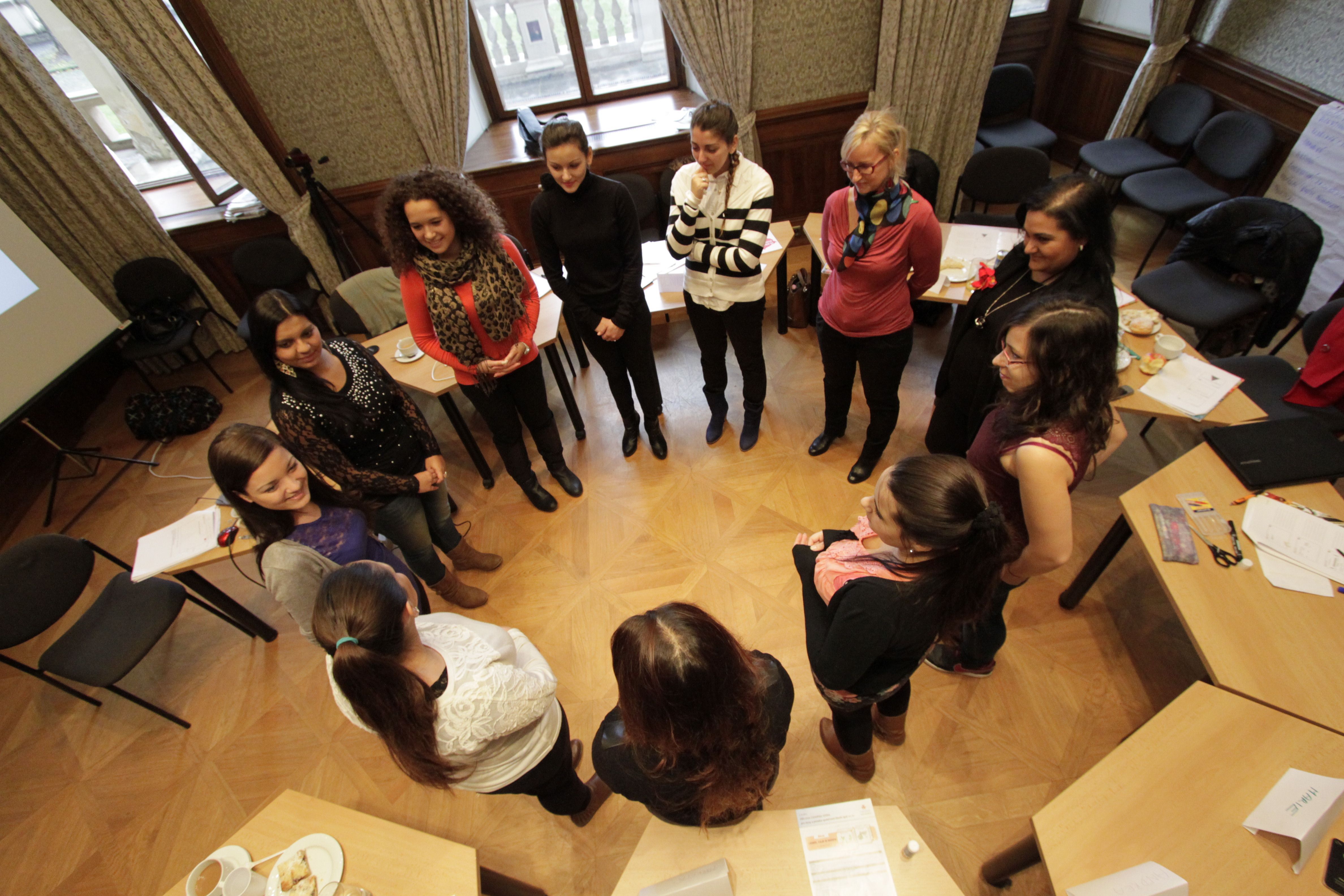 Manushe - a group of Romani women in Czech Republic provides political trainings to Romani women, who have long been, alongside male Roma, unrepresented in decision-making bodies Manushe - a group of Romani women in Czech Republic provides political trainings to Romani women, who have long been, alongside male Roma, unrepresented in decision-making bodies