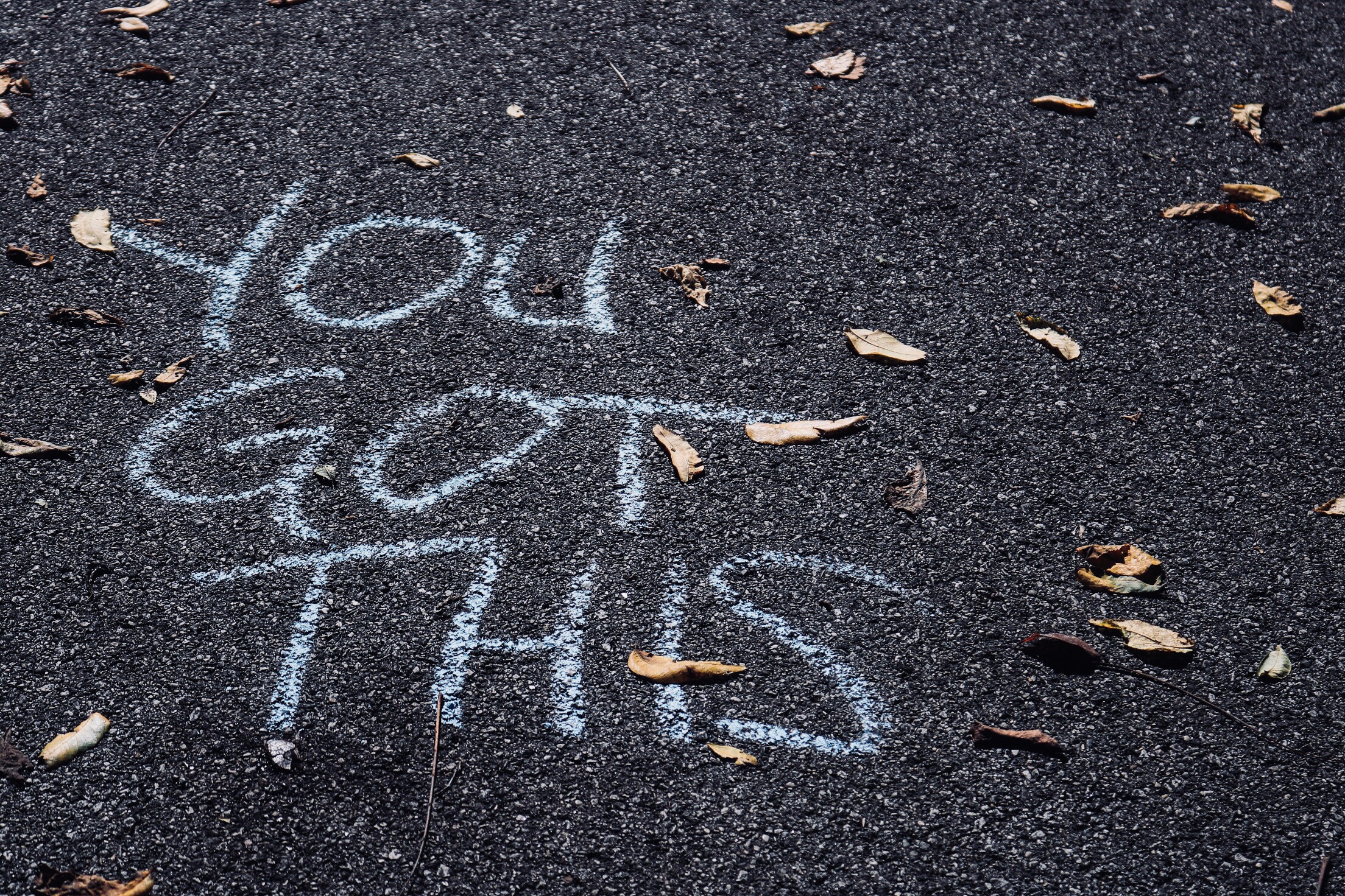 You got this Mit Kreide steht auf Asphalt geschreiben: You got this